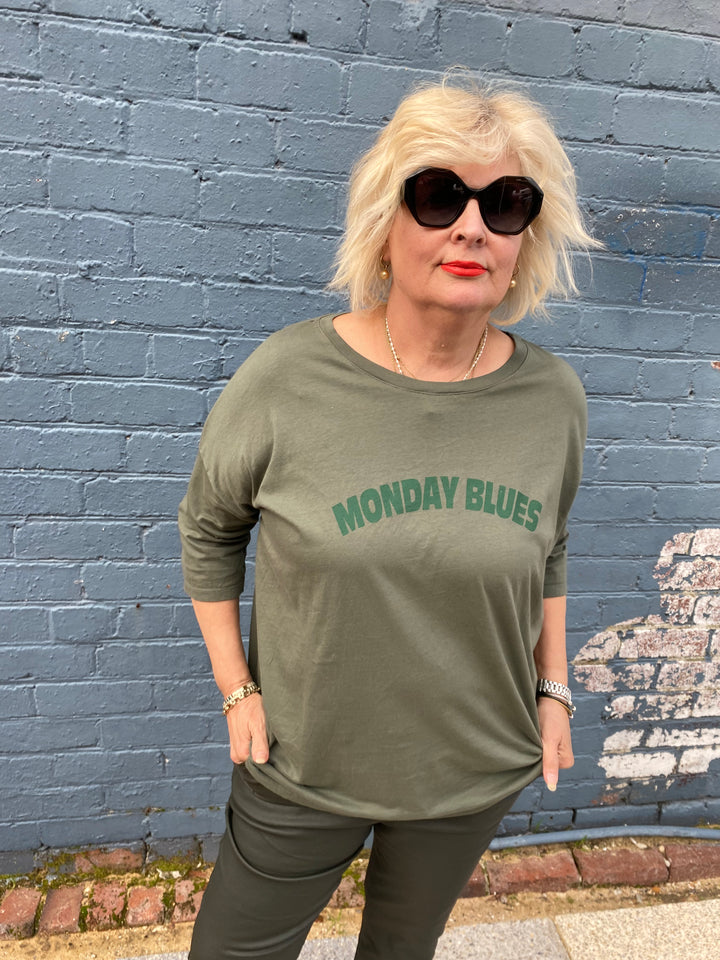 Funky Staff Feli Monday Blues Shirt - Olive